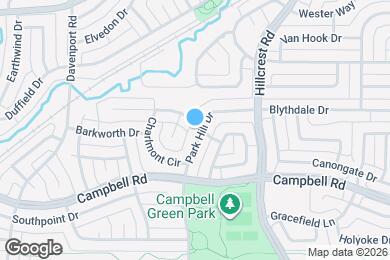 Map image of the property - 16825 Park Hill Dr