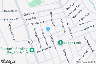 Map image of the property - 121 Oregon Ave