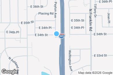 Map image of the property - 3375 Payton Ave