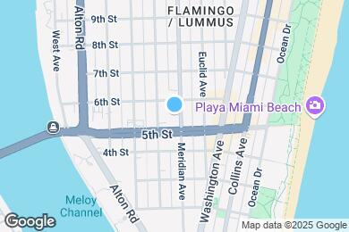 Map image of the property - 528 Meridian Ave