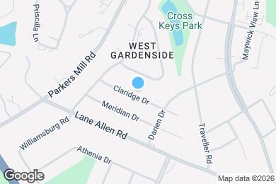 Map image of the property - 1129 Claridge Dr