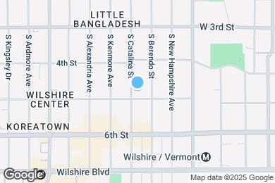 Map image of the property - 454 S Catalina St