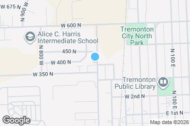 Map image of the property - 416 W 400 N