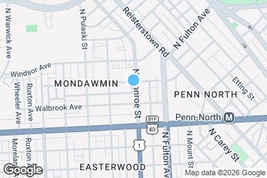 Map image of the property - 2018 N Monroe St