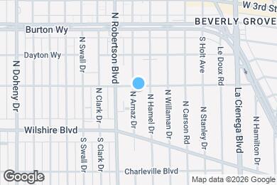 Map image of the property - 166 N Arnaz Dr