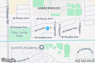 Map image of the property - 1642 W Plana Ave