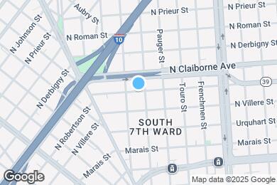 Map image of the property - 1710 N Robertson St