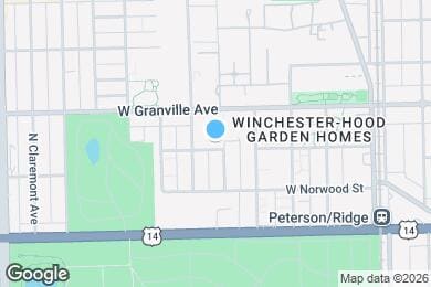 Map image of the property - 2040 W Hood Ave