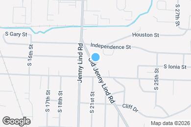 Map image of the property - 3825 Old Jenny Lind Rd