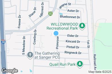 Map image of the property - 1006 Primrose Dr