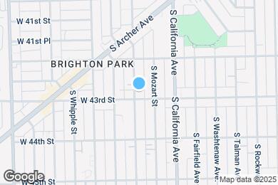 Map image of the property - 4251 S Francisco Ave