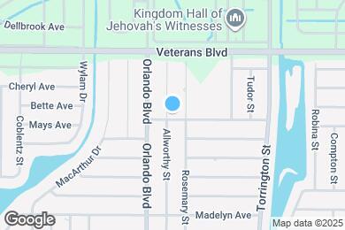 Map image of the property - 104 Allworthy St