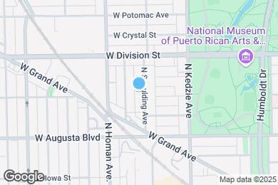 Map image of the property - 1104 N Spaulding Ave