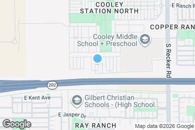 Map image of the property - 1162 S Agnes Ln