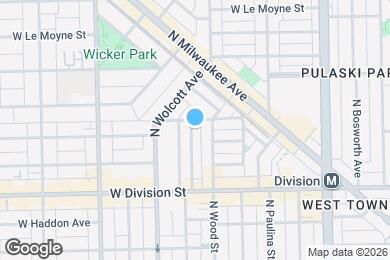 Map image of the property - 1267 N Honore St
