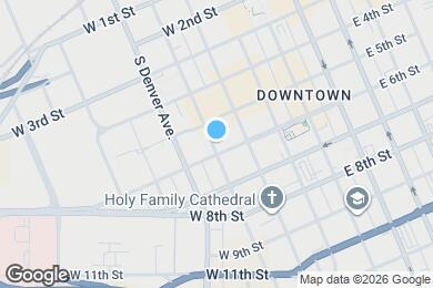 Map image of the property - 105 W 5th St