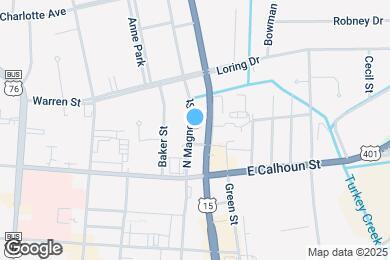 Map image of the property - 321 N Magnolia St