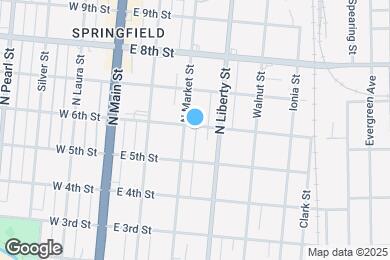 Map image of the property - 212 E 6th St