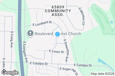 Map image of the property - 1008 S Carriage Ave