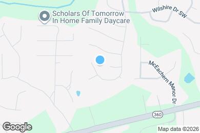 Map image of the property - 1832 Walker Ridge Dr SW