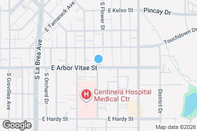 Map image of the property - 831 S Flower St