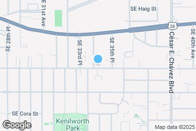 Map image of the property - 3437 SE Francis St