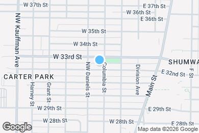 Map image of the property - 304 W 32nd St