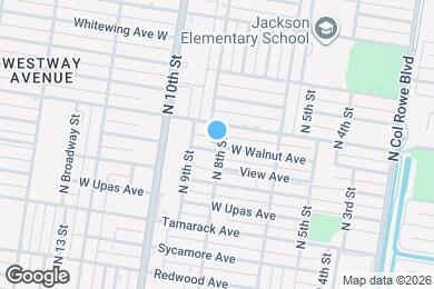 Map image of the property - 800 Walnut Ave