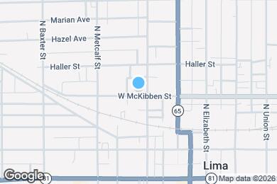 Map image of the property - 410 W McKibben St