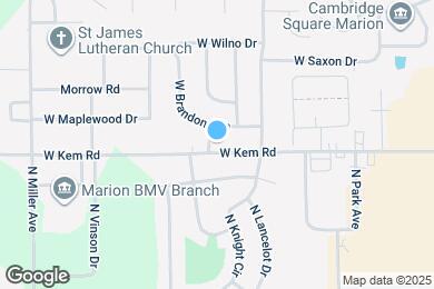 Map image of the property - 1834 W Kem Rd