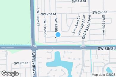 Map image of the property - 13450 SW 5th St