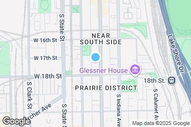 Map image of the property - 1620 S Michigan Ave