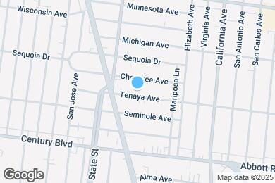 Map image of the property - 3297 Tenaya Ave