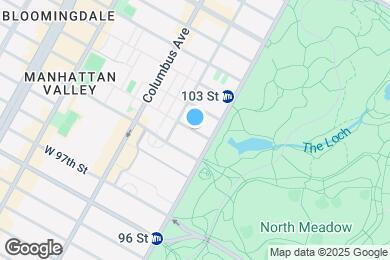 Map image of the property - 101 West End Ave