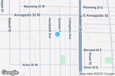 Map image of the property - 963 Gorman Ave
