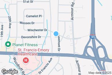Map image of the property - 4629 Rosemont Dr
