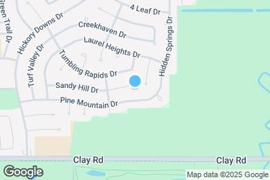 Map image of the property - 15603 Sandy Hill Dr