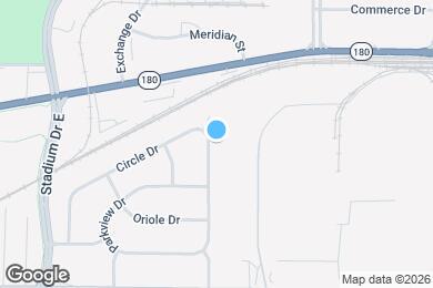 Map image of the property - 415 Circle Dr