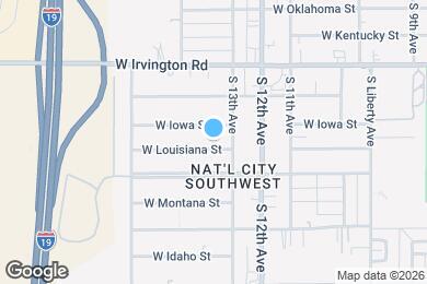 Map image of the property - 718 W Louisiana St