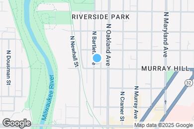 Map image of the property - 2506 N Bartlett Ave