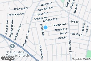 Map image of the property - 117 Rome Ave