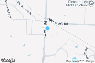 Map image of the property - 1336 SW Winthrop Dr