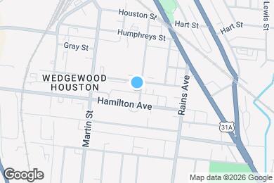 Map image of the property - 1407 Pillow St