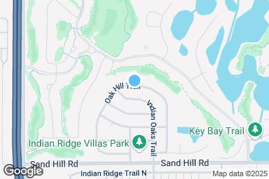 Map image of the property - 1566 Oak Hill Trail