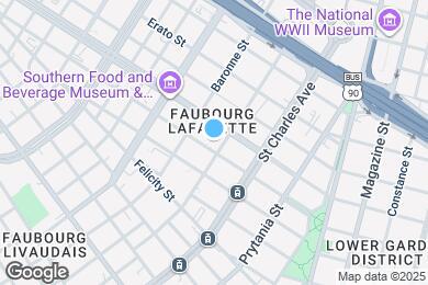 Map image of the property - 1523 Carondelet St