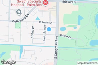 Map image of the property - Prince Place Townhomes in Lake Worth FL