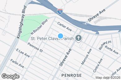 Map image of the property - 4845 Anderson Ave