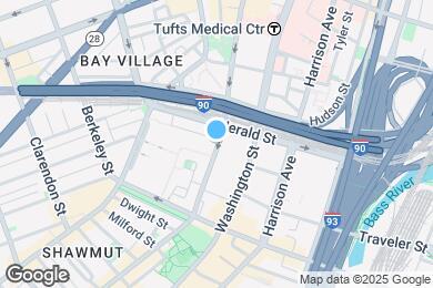 Map image of the property - 129 Shawmut Ave