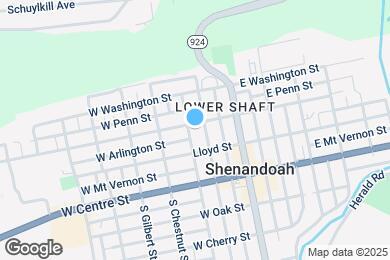 Map image of the property - 112 W Coal St