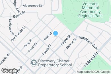 Map image of the property - 13247 1/2 Raven Street